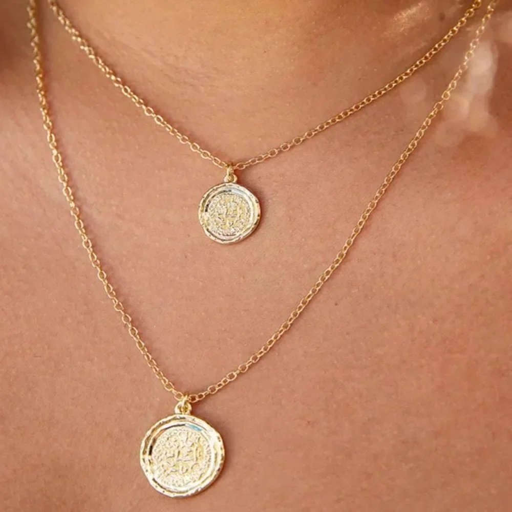 Double Coin Necklace